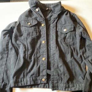 Toner Black Denim jacket L